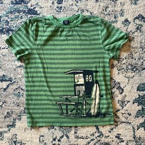 Gap green tshirt strip lifeguard on duty GUC 5